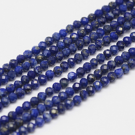 Natural Lapis Lazuli Bead Strands G-G936-2mm-22-1