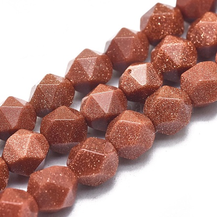 Synthetic Goldstone Beads Strands G-K303-B05-6MM-1