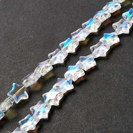 Perle di vetro trasparente filo GLAA-K057-01K-1