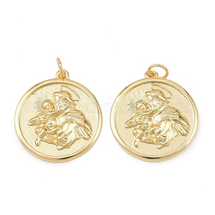 Латунные подвески&nbsp;KK-P339-01A-G-1