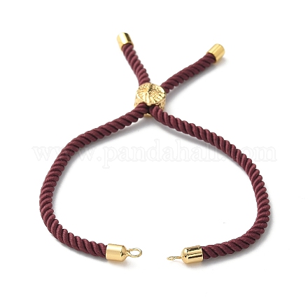 Изготовление браслетов из хлопка KK-F758-03-02-G-1