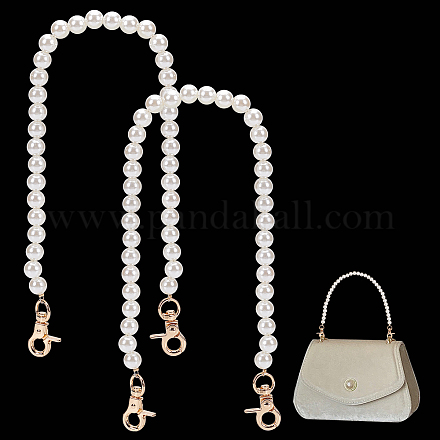 PH PandaHall 2pcs Pearl Bead Bag Chains AJEW-PH0003-99A-1