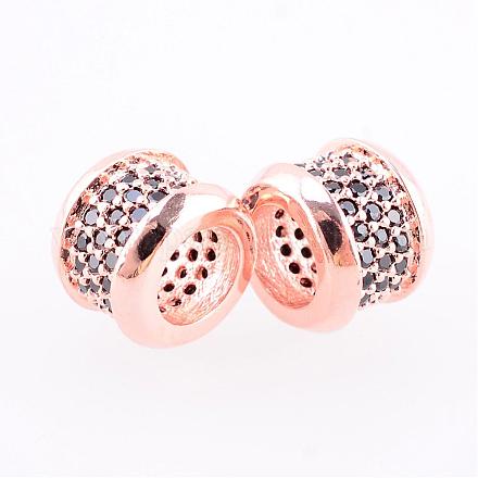 Perles de zircone cubique mic DIY-S029-07RG-1
