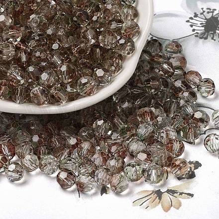 Прозрачные цвета стеклянные круглые бусины SEED-F006-04A-04-1