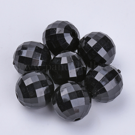 Perles en acrylique transparente TACR-Q254-30mm-V72-1
