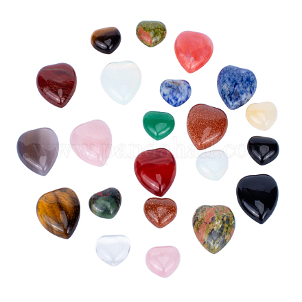 Кабошоны из натуральных и синтетических драгоценных камней pandahall elite G-PH0034-33-1