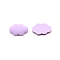 Opaque Resin Cabochons, Cloud, Violet, 25.5x17x4.5mm
