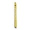 Aluminum Round Tube Pendants, Wind Chime Making Supplies, Column, Gold, 79x6mm, Hole: 2.5mm