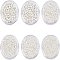 Iron Spacer Beads, Round, Silver, 2~5mm, Hole: 1~1.5mm, 6box/set