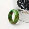 Acrylic Finger Rings, Ring, Yellow Green, US Size 7(17.3mm)