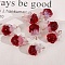 Transparent Resin Pendants, Heart, with Alloy, Two Tone, Dark Red, 24x15x17mm, Hole: 2mm