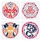 4Pcs 4 Styles PET Hollow Out Drawing Painting Stencils, for DIY Scrapbook, Photo Album, Mixed Shapes, 300x300mm, 1pc/style
