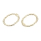 Rack Plating Alloy Pendants, Cadmium Free & Nickel Free & Lead Free, Oval, Golden, 21.5x16.5x1mm, Hole: 1.2x2mm