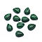 Synthetic Malachite Cabochons, teardrop, 8x6x3mm