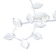 Shell normal de perles blanches de brins SSHEL-S278-119-4