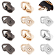 WADORN 12Pcs 3 Colors Alloy Triangle Ring Suspension Clasps FIND-WR0007-49-1
