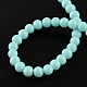 Painted Glass Beads Strands X-DGLA-R003-12mm-18-2
