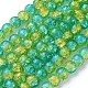 Crackle Glass Beads Strands X-CCG-Q002-8mm-07-2