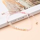 Bracelets réglables de perles tressées avec cordon en nylon BJEW-JB05489-01-4