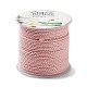 Cordón trenzado de poliéster de 20m para hacer joyas. OCOR-G015-04A-24-2