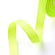 両面サテンリボン  ポリエステルリボン  緑黄  幅1/8インチ（3mm）  約880ヤード/ロール（804.672メートル/ロール） RC3mmY057-2