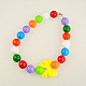 Kids Bulk Bubblegum Acrylic Beads Chunky Necklaces NJEW-JN00403-3