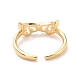 Wings Cuff Ring for Women RJEW-C004-26-RS-2