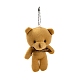 Pp coton mini animal jouets en peluche ours pendentif décoration HJEW-C002-03A-1