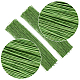 Pandahall 360pcs hellgrüner Blumenstammdraht handgefertigter Blumenstraußstiel AJEW-PH0017-80B-2