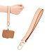 Кожаный ремешок Wadorn, 8.2-дюймовый держатель для ключей из искусственной кожи, кошелек для мобильного телефона, ремешок на запястье, кошелек для ключей, сменный ремешок на запястье, сумка-клатч, браслет для мужчин и женщин, абрикос
