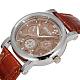 High Quality Stainless Steel Leather Diamond-studded Quartz Wrist Watch WACH-N008-14C-3