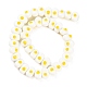 Chapelets de perles vernissées manuelles LAMP-F032-05-2