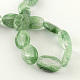 Green Watermelon Stone Glass Beads Strands G-S197-12-1