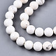 Natural Magnesite Beads Strands X-G-S373-003-6mm-3