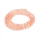 Faceted Rectangle Glass Beads Strands GLAA-J065-A16-2
