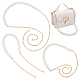 Catene della borsa della perla d'imitazione di plastica dell'abs di stili 3pcs 3 wador FIND-WR0009-73A-1