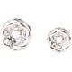 PH PandaHall Silver Plated Nickel Free Brass Middle East Rondelle Rhinestone Spacer Beads Silver 6x3mm for Jewelry Making 50 Pcs/Bag RB-PH0001-07S-NF-4