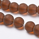 Chapelets de perles en verre transparente   GLAA-Q064-14-10mm-3
