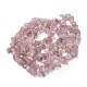 Madagascar rosa naturale perle di quarzo fili X-G-O187-01-2