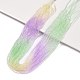 Прозрачный градиент цвета стеклянные бусины пряди GLAA-G101-2mm-03-1