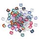 100 pièces 10 couleurs perles de chalumeau transparentes GLAA-CJ0001-79-1