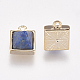 Pendentifs en lapis lazuli naturel G-P362-04E-3
