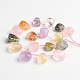 Teardrop Natural Mixed Gemstone Beads Strands G-D771-11-1
