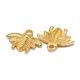 Tibetan Style Golden Alloy Beetle Pendants K08V1012-2