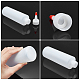 PandaHall 8 Pack 6 Oz Plastic Squeeze Bottles with Red Tip Caps for Crafts TOOL-PH0008-04-180ml-4