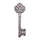 Ключевые тибетском стиле сеттинги кулон горный хрусталь TIBEB-A101291-R-LF-2
