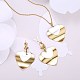 Women's Brass Jewelry Sets SJEW-BB23054-2