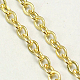 Brass Cable Chains X-CHC-E002-G-1