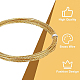 BENECREAT 6m 1.2mm Thick Golden Craft Copper Wire CWIR-WH0013-003C-3