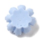 オペーク樹脂カボション  3 Dの花  コーンフラワーブルー  11.5x6.5mm RESI-C036-02D-2
